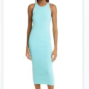 A.L.C. Marc Bodycon Knit Maxi Dress Summer Dew Small Coastal Vacation Tropical